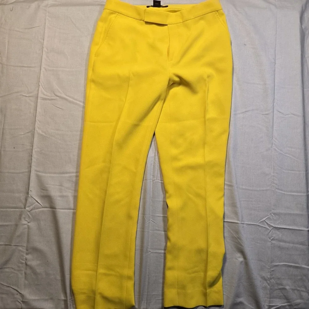 Ralph Lauren Collection Women's Purple Label Dress Pants Yellow Size 4